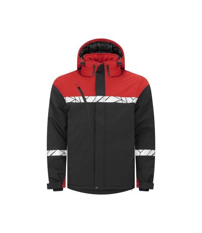 Doudoune Softshell Progression Homme Noir Rouge Projob