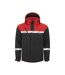 Doudoune Softshell Progression Homme Noir Rouge Projob-1