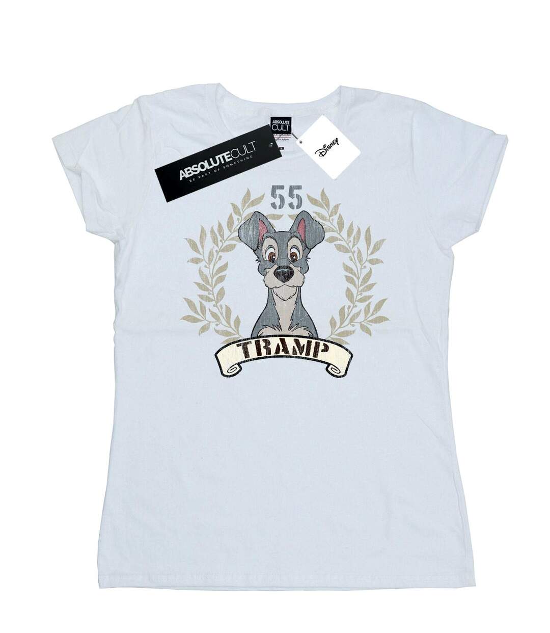Disney - T-shirt LADY AND THE TRAMP TRAMP SINCE - Femme (Blanc) - UTBI16161-1