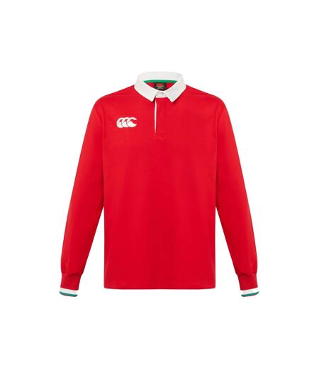 Unisex Adult British & Irish Lions Long-sleeved Jersey Red Canterbury