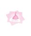 Lot de 20 Serviettes en Papier Princesse 33x33cm Rose-1