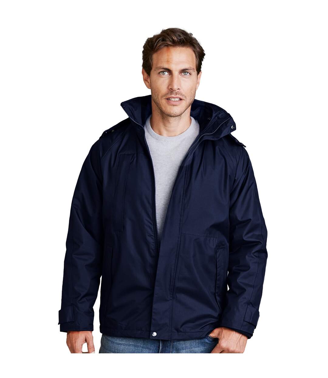 Kariban - Veste imperméable 3 en 1 - Homme (Bleu marine) - UTRW729