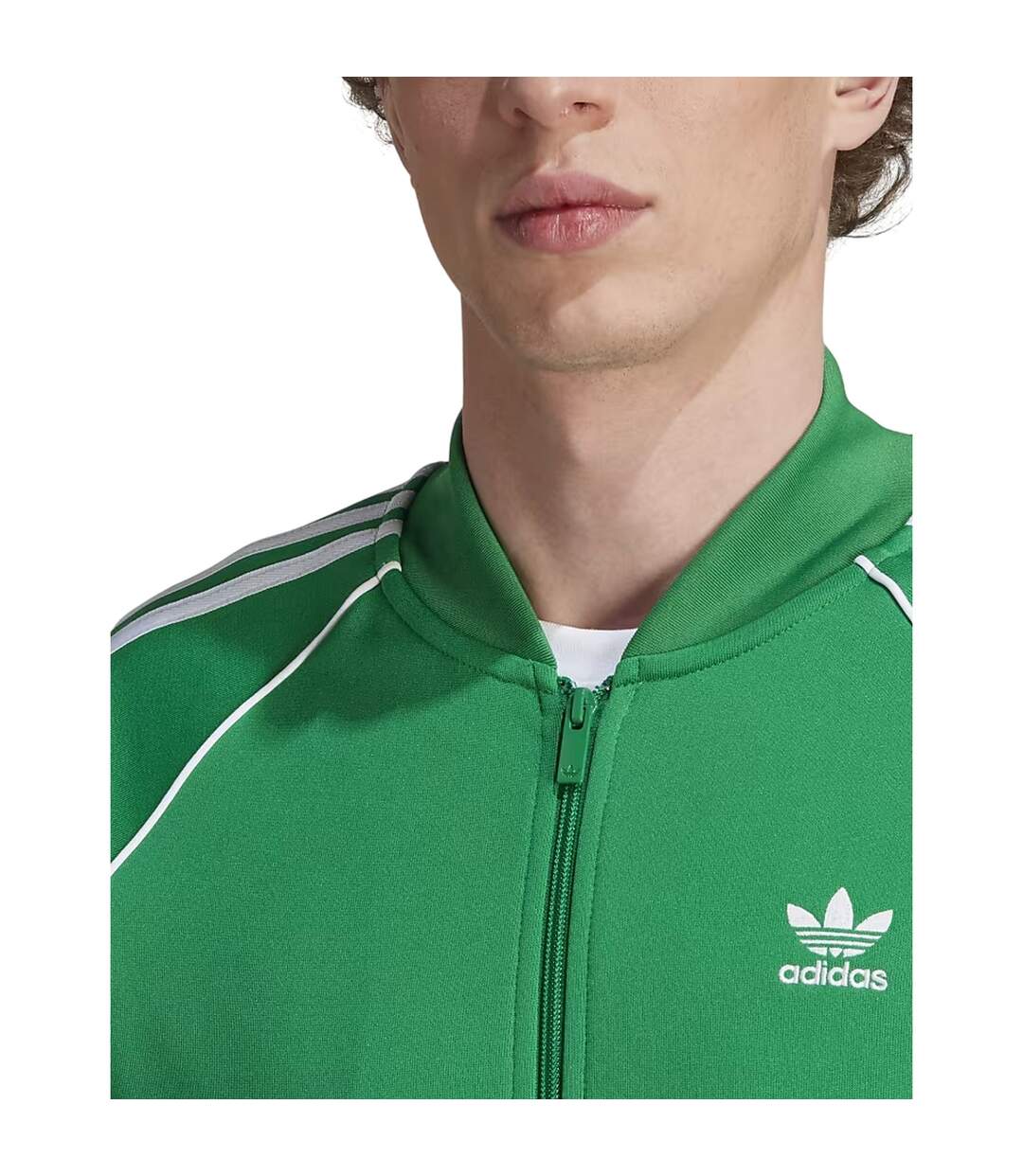 Haut De Survêtement Sstr Adulte Vert Adidas-4