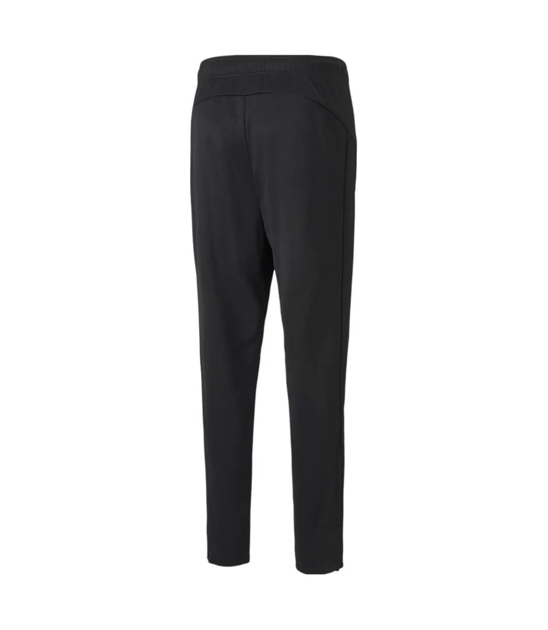 Mens Logo Tapered Tracksuit Bottoms Black Puma-3