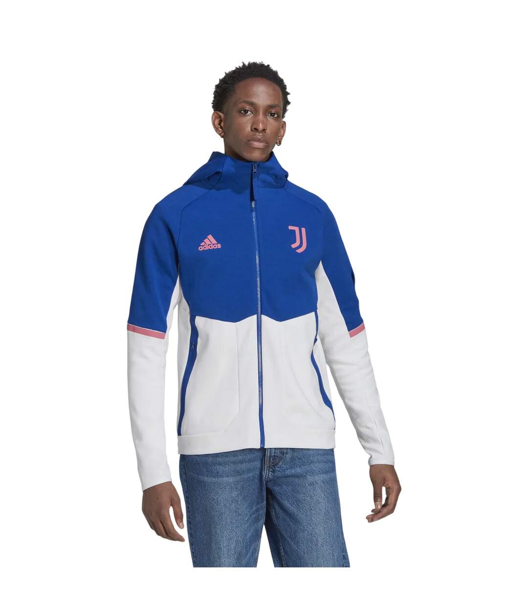 Mens 2022/23 Juventus Fc Anthem Jacket Blue Adidas-1