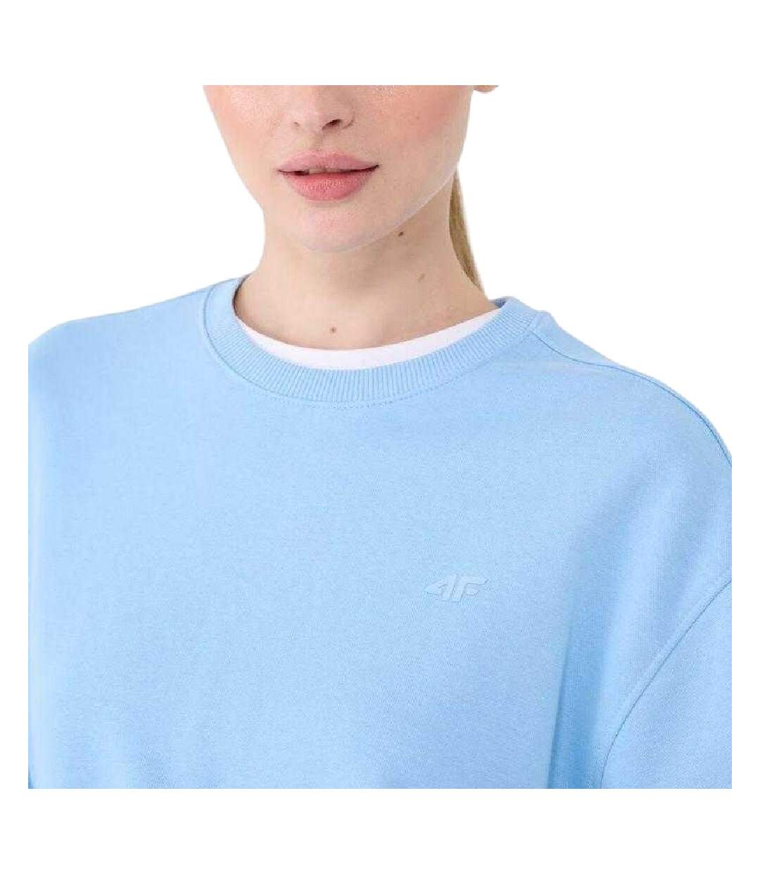 Womens/ladies Sweatshirt Blue 4F-4