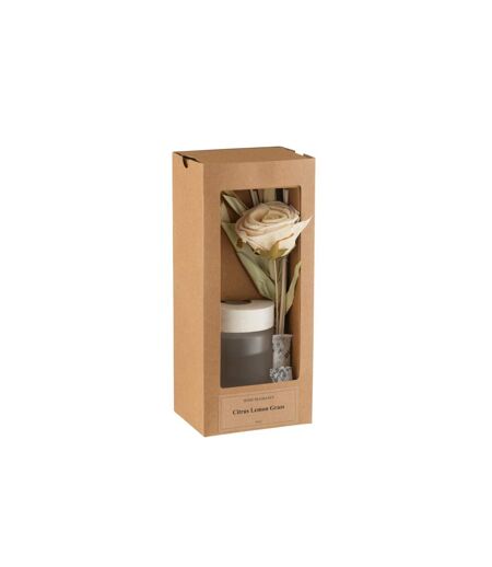 Diffuseur de Parfum en Verre Fleur 100ml Jaune