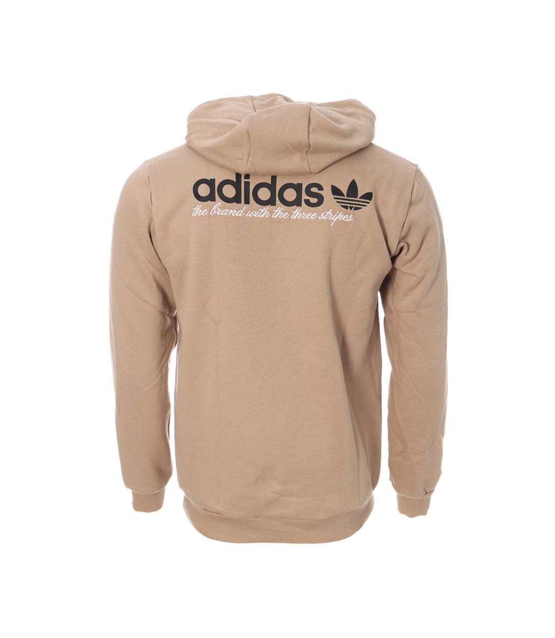 Sweat marron homme adidas hoodie - l-2