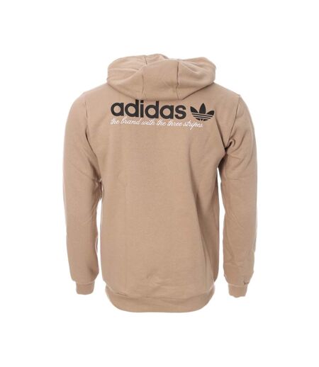 Sweat marron homme adidas hoodie - l