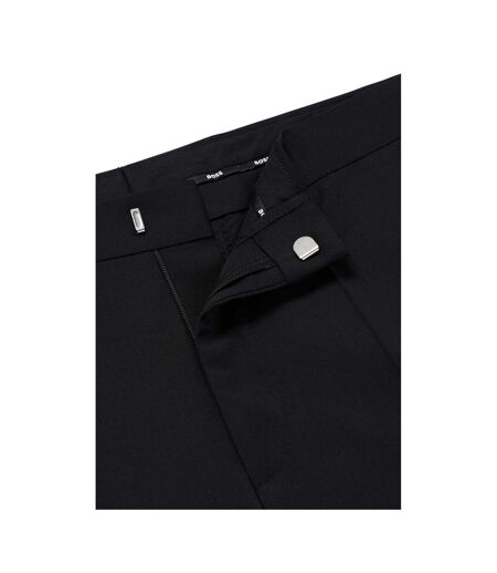 Mens Genius Straight Chinos Black Boss