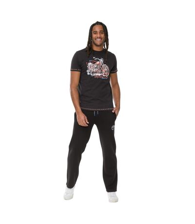 T-shirt D555 Lorne Homme Noir Délavé Duke