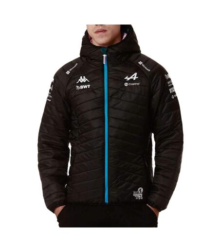 Doudoune noire/turquoise homme kappa aboucou alpine f1 - xxl