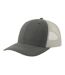 Casquette Trucker Motif/style 6 Panneaux Sonic-s Adulte Gris Chiné Blanc Atlantis Headwear-1