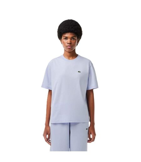 T-shirt Motif/style Logo Femme Bleu Lacoste
