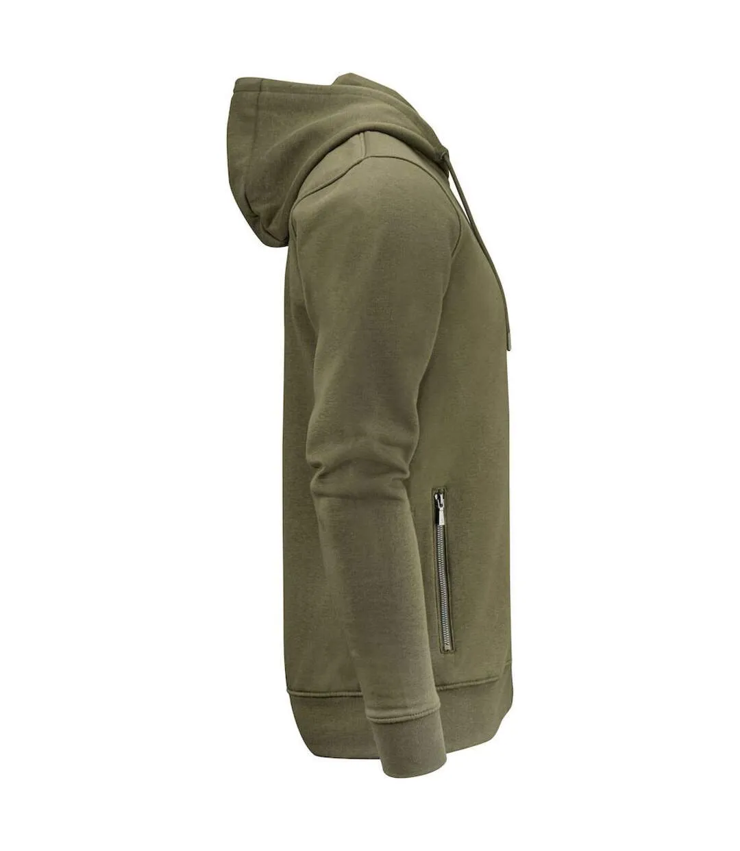 Mens Westwood Heights Full Zip Hoodie Moss Green James Harvest-4