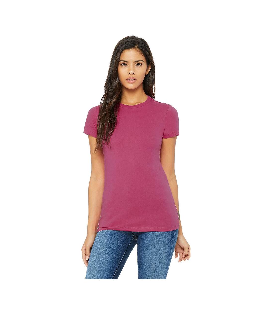 T-shirt the favourite femme rose baie Bella + Canvas