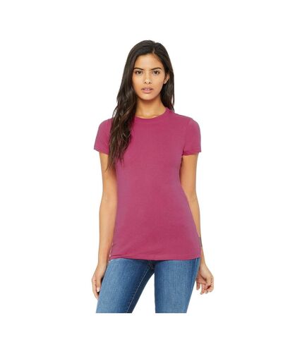 Bella + Canvas Womens/Ladies The Favourite T-Shirt (Berry)