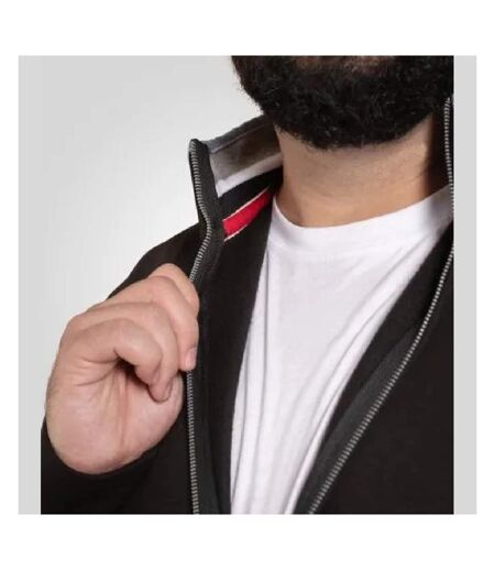 Veste Polaire Motif/style Logo Brodé D555 Johnson Homme Noir Duke