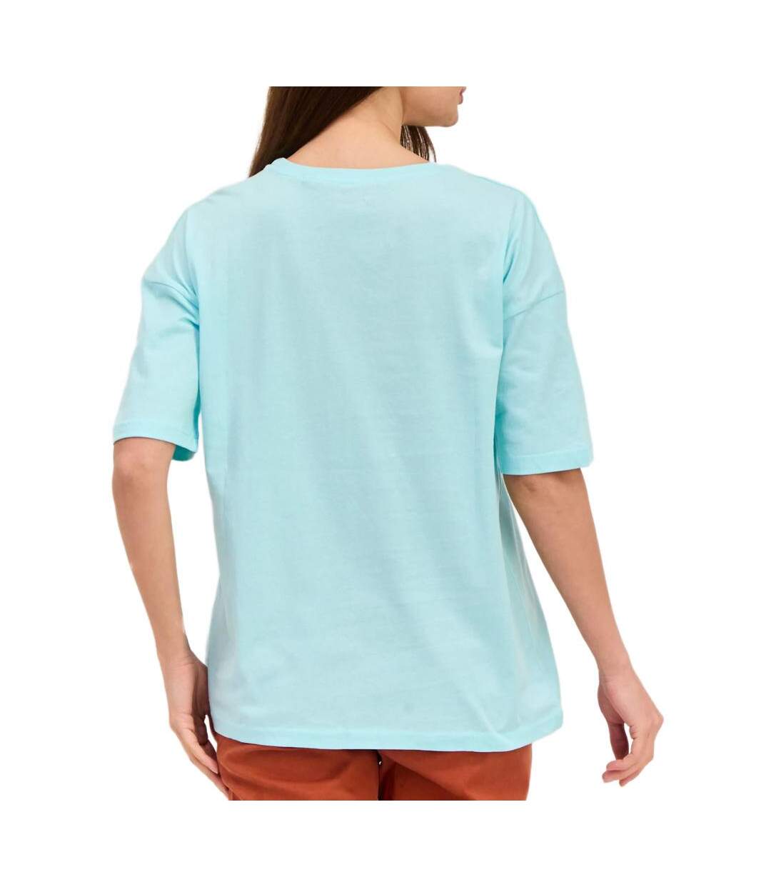 T-Shirt bleu femme disney stance slouch-2