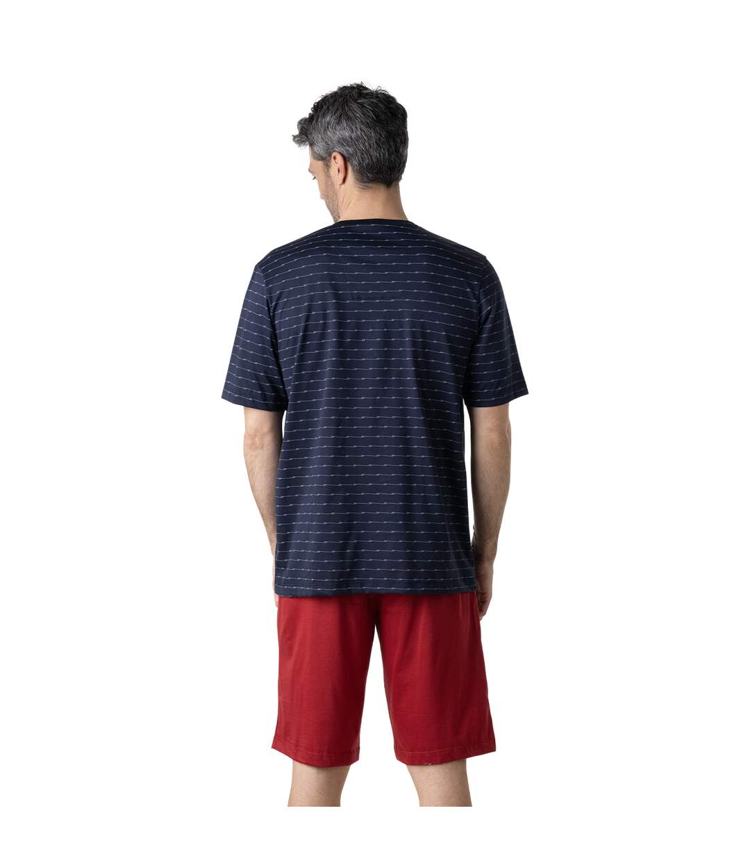 Pyjama court homme Mercerisé Eminence-3