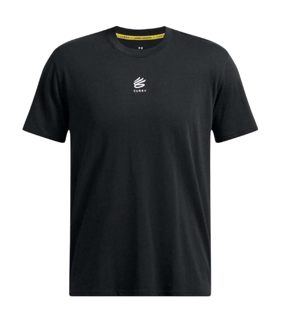 T-shirt Motif/style Logo Curry Homme Noir Blanc Under Armour-2
