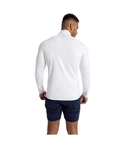 Umbro Mens 23/24 England Rugby Warm Up Midlayer (Brilliant White/Wan Blue) - UTUO1623