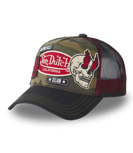 Casquettes homme trucker avec filet et patch Von Dutch Vondutch