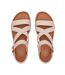 Womens/ladies Sloane Leather Sandals Pink Toms-1