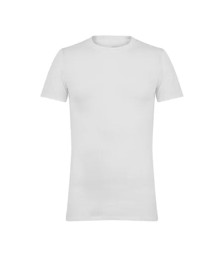 T-shirt Manches Courtes Adulte Blanc Sport Direct