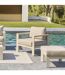 Fauteuil de salon de jardin en aluminium EVASION-2