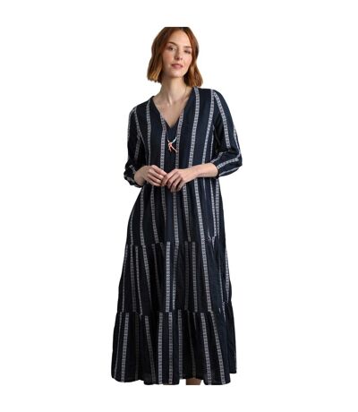Robe Longue Emmy Femme Bleu Marine Weird Fish