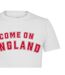 T-shirt Come On England Homme Blanc AWD-3