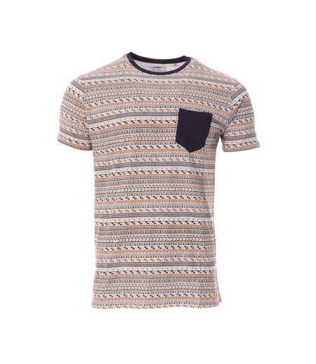 T-shirt marine/orange homme rms26 91266 - 3xl