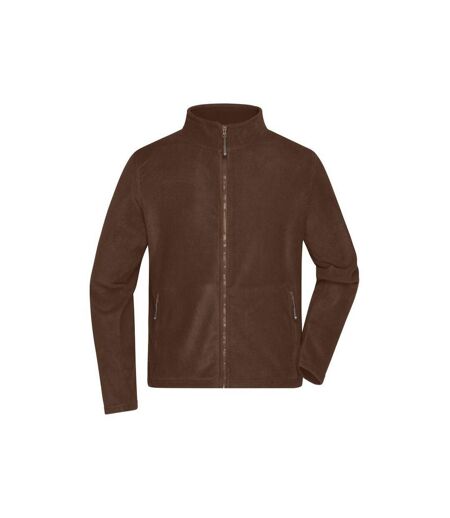 Veste Polaire Homme Marron James And Nicholson