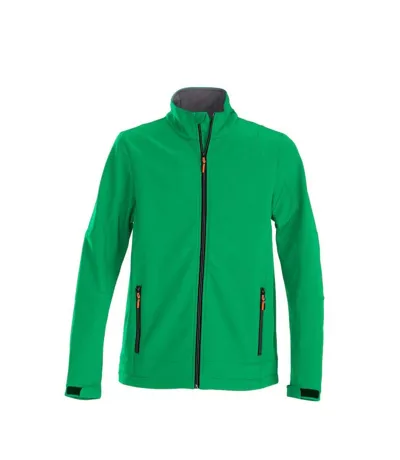 Mens Trial Soft Shell Jacket Fresh Green Printer