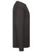 Fruit of the Loom Mens Original Plain Long-Sleeved T-Shirt (Black) - UTBC5617