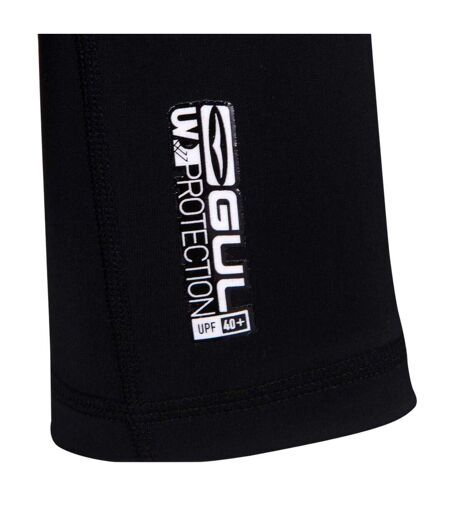 Mens Logo Rash Guard Black Gul
