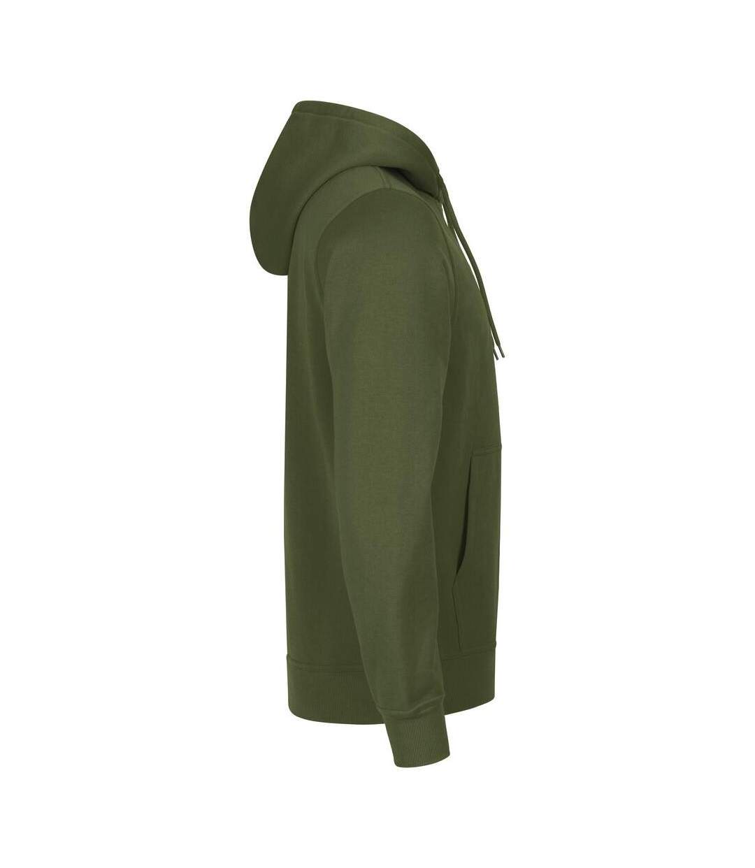 Sweat À Capuche Miami Adulte Vert Militaire Clique-4