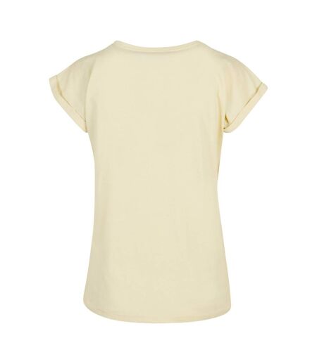 T-shirt Femme Jaune Pâle Build Your Brand
