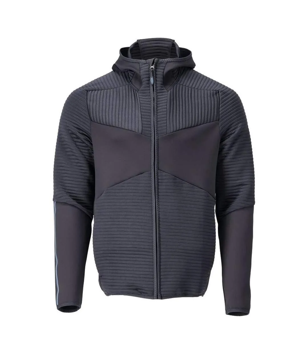 Mens Customised Hooded Fleece Jacket Dark Navy Mascot-1