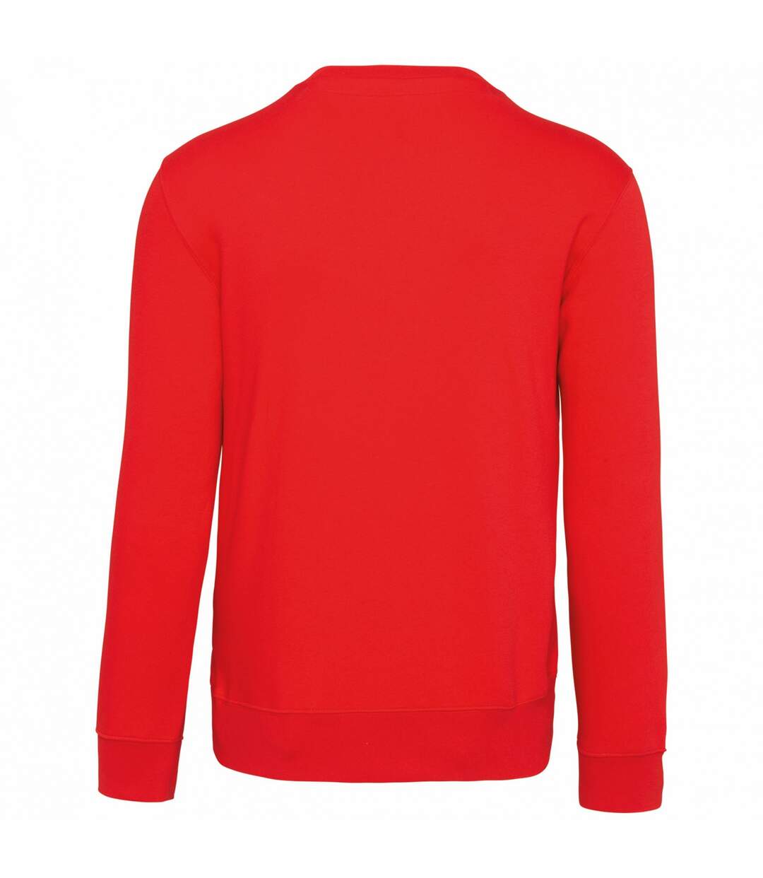 Mens Crew Neck Sweatshirt Red Kariban-2
