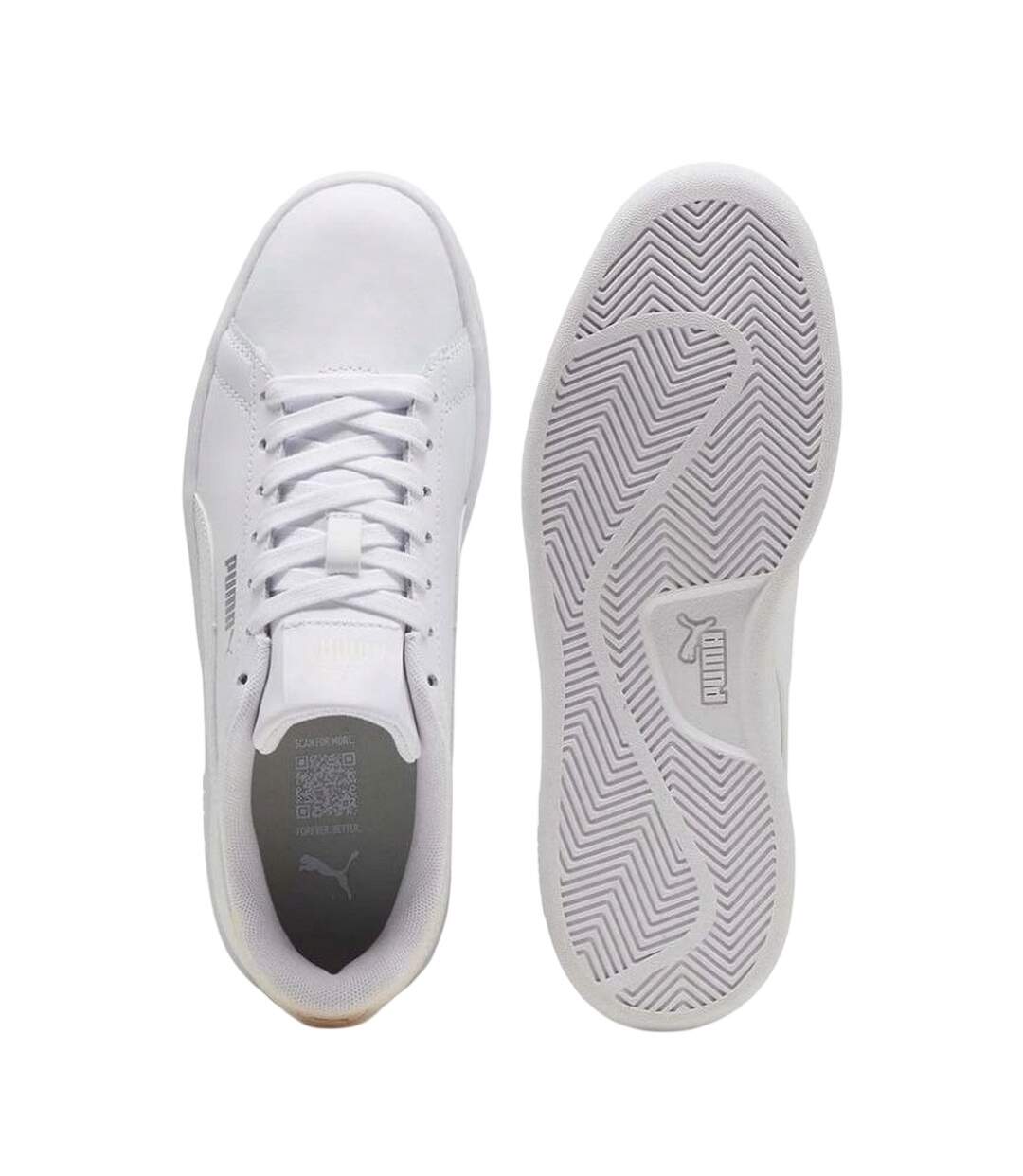 Baskets Smash 3.0 Homme Blanc Puma-4