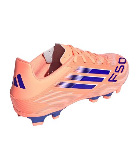 Mens F50 League Firm Ground Football Boots Orange Blue Adidas