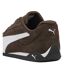 Womens/ladies Replicatch Suede Trainers Brown White Puma-2