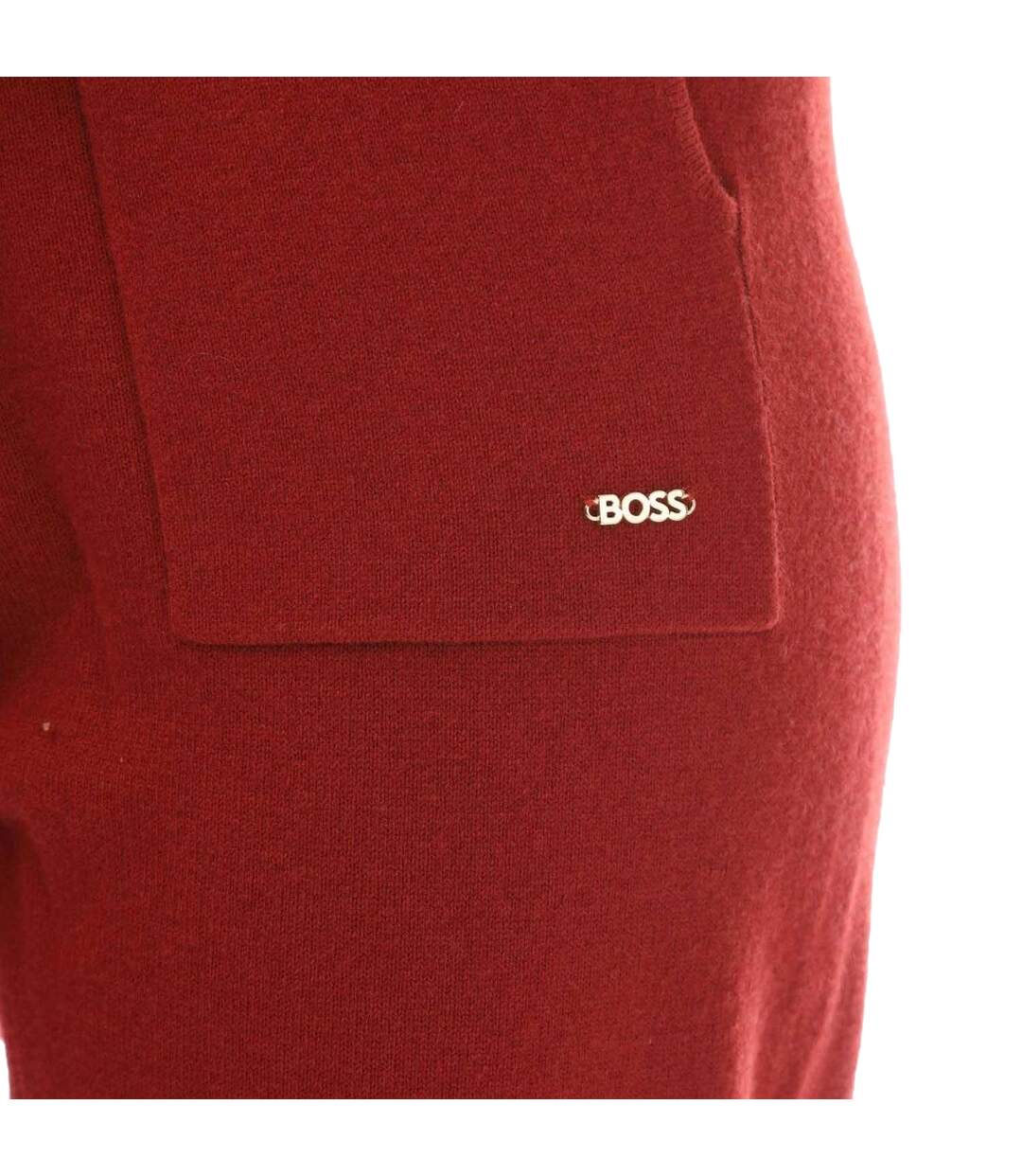 Womens/ladies Fasolda Jogging Bottoms Red Boss-3