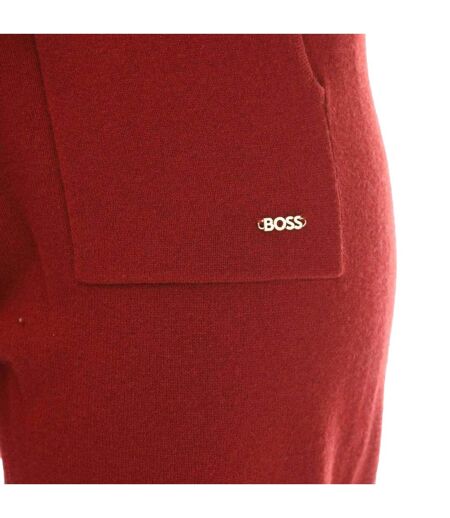 Womens/ladies Fasolda Jogging Bottoms Red Boss