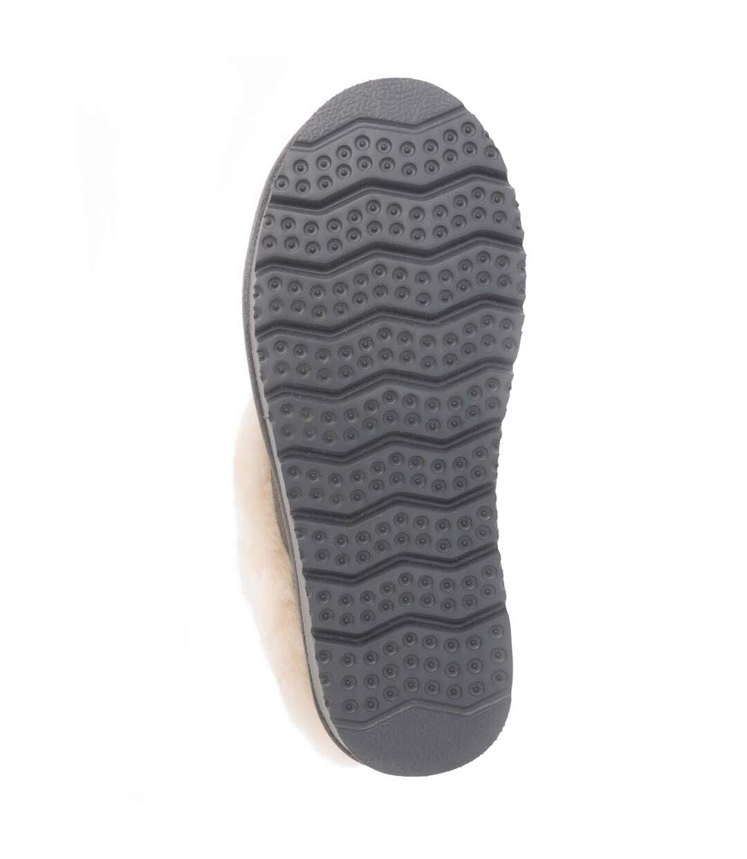 Womens/ladies Ibis Sheepskin Slippers Grey EverAu-3