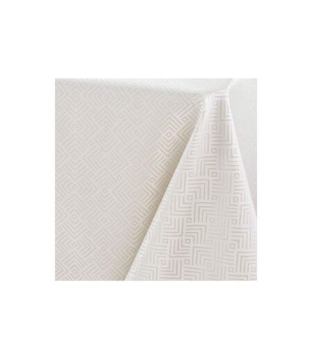 Nappe Jacquard Imprimé Azuline 140x250cm Naturel