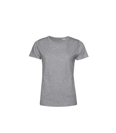 B&C Womens/Ladies E150 Organic Short-Sleeved T-Shirt (Gray Heather)