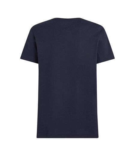 T-shirt Motif/style Logo Brodé Homme Rose Foncé Violet Tommy Hilfiger